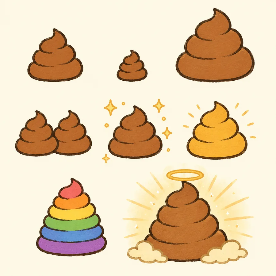 うんち図鑑 8種類のうんち